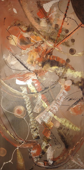 Painting titled "«Louange»" by Laetitia Meulensteen Voutat, Original Artwork, Acrylic