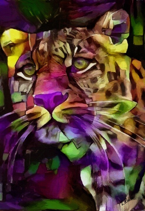 Digital Arts titled "Leo mo - Gouache/in…" by L.Roche, Original Artwork, Acrylic