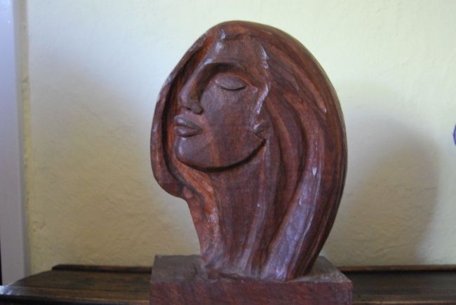 Sculpture titled "ma tête 2" by La Babssy, Original Artwork