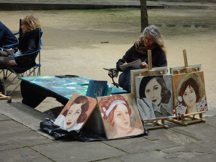 "Au Montmartre D'Anv…" başlıklı Tablo La Babssy tarafından, Orijinal sanat