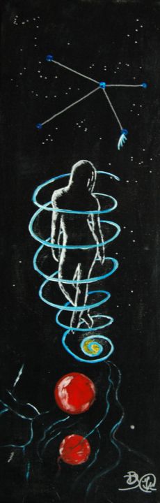 「rêve 2」というタイトルの絵画 La Babssyによって, オリジナルのアートワーク, アクリル