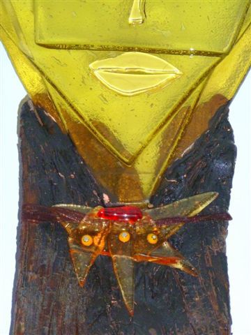 Sculpture titled "Femme en bikini ( d…" by Kiti Bois-Verre, Original Artwork