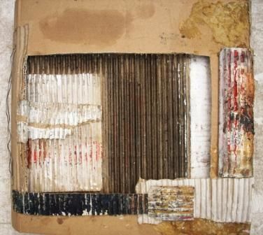 Collages titled "Book of Cardboard" by Sabrina Carletti, Original Artwork