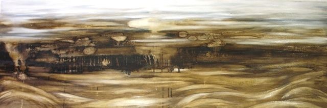 Painting titled "segmento dune" by Sabrina Carletti, Original Artwork