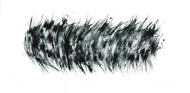 Disegno intitolato "Frequenza t" da Sabrina Carletti, Opera d'arte originale