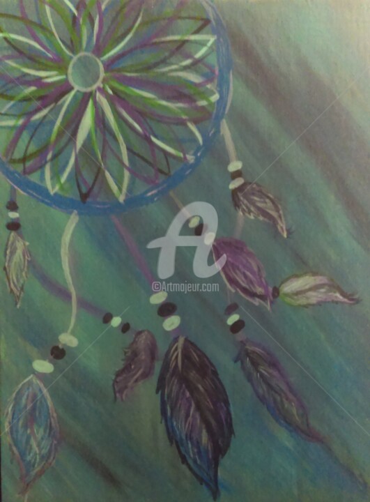 Картина под названием "Dream" - Lacey G Goodall, Подлинное произведение искусства, Акрил