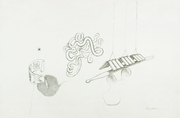Рисунок под названием "Selective Pressure" - Lacey Stinson, Подлинное произведение искусства, Карандаш