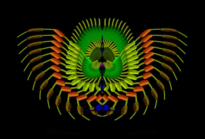 Digital Arts titled "zim-884.jpg" by Lacilha Muhaddib, Original Art, Digital Painting