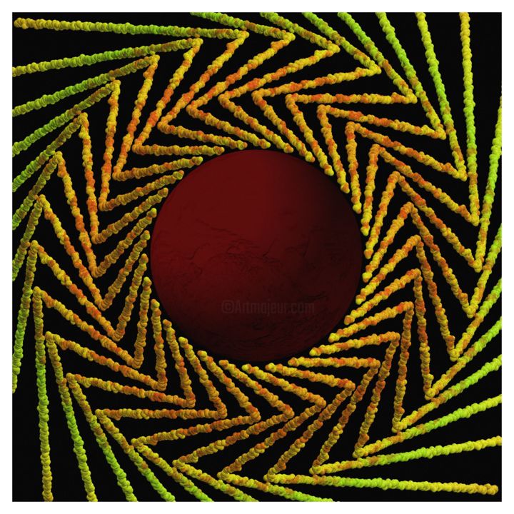 Digital Arts titled "zim-847.jpg" by Lacilha Muhaddib, Original Art, Digital Painting