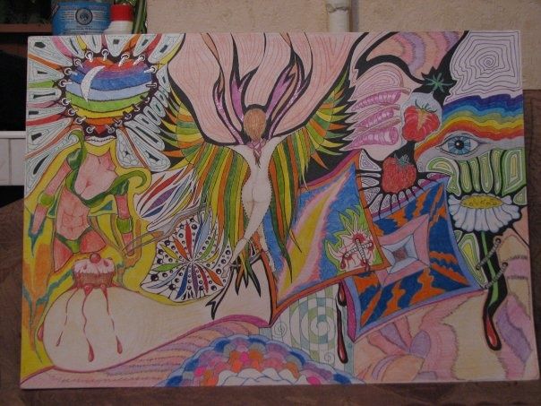 Drawing titled "Imagination" by Lacrimoza, Original Artwork, Other