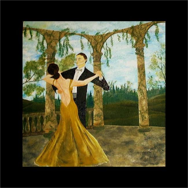 Painting titled "Dancers" by Lacy May Coligan, Original Artwork