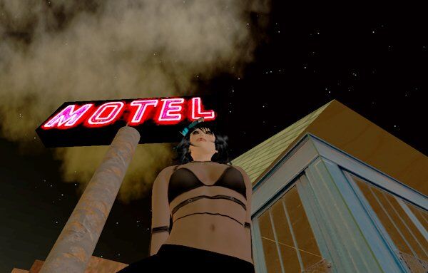 Arts numériques intitulée "Le motel" par Lady Caviar, Œuvre d'art originale