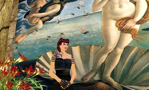 「L'oeuvre」というタイトルのデジタルアーツ Lady Caviarによって, オリジナルのアートワーク