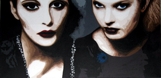 Картина под названием "Variation d'impuiss…" - Lady Caviar, Подлинное произведение искусства