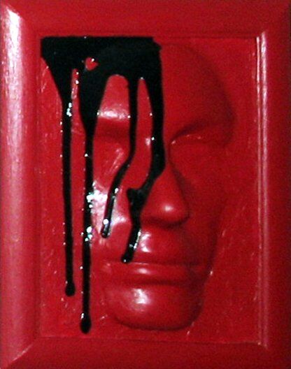 Sculpture titled "Rouge" by Lady Caviar, Original Artwork