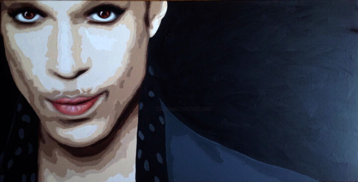 Peinture intitulée "Prince" par Lady Caviar, Œuvre d'art originale