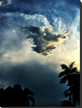 Fotografie getiteld "Cloud" door Ladymouse, Origineel Kunstwerk, Gemanipuleerde fotografie
