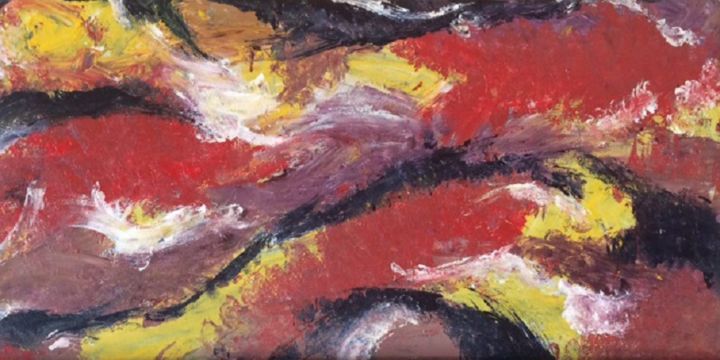 Картина под названием "Autumn 2018" - Наталья Евсеева, Подлинное произведение искусства, Акрил