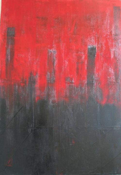 Peinture intitulée "humeurs" par Laetitia Bruttomesso, Œuvre d'art originale,