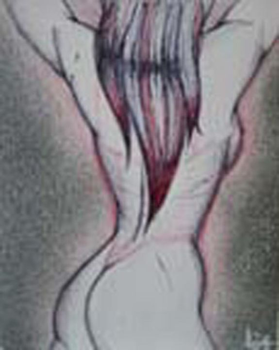 Peinture intitulée "humeurs : le corps" par Laetitia Bruttomesso, Œuvre d'art originale