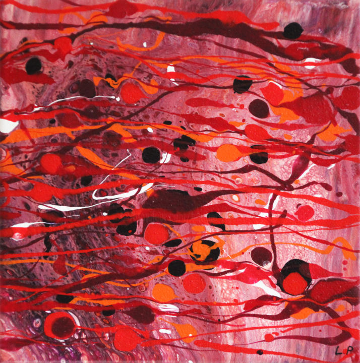 Peinture intitulée "Passion 01 et 02" par Laëtitia Payet (Lëty Création), Œuvre d'art originale, Acrylique