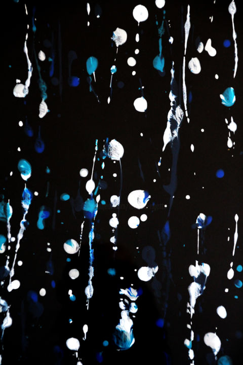 Painting titled "Eaux pures 03" by Laëtitia Payet (Lëty Création), Original Artwork, Acrylic