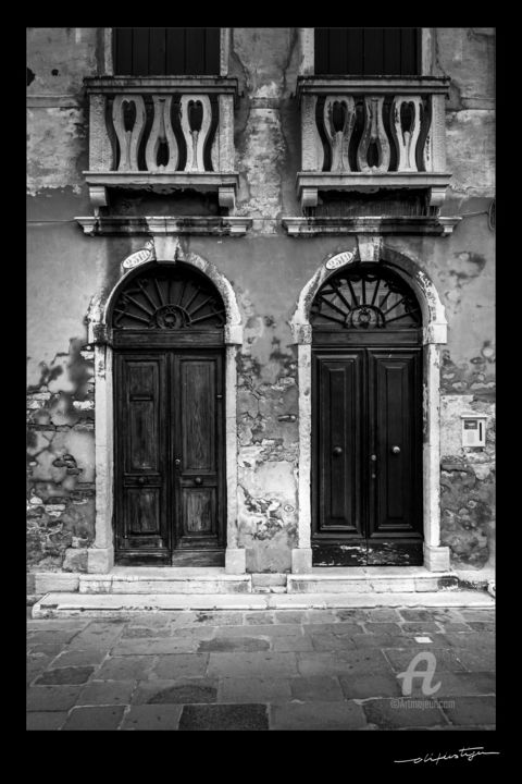 Fotografie getiteld "Venise 08" door Robin Pierrestiger, Origineel Kunstwerk, Digitale fotografie Gemonteerd op Aluminium