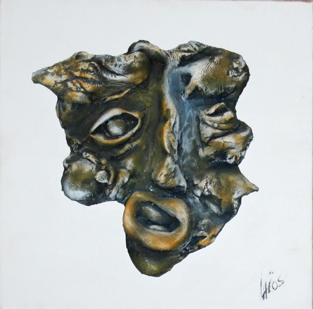 Peinture intitulée "" Latexons-nous "" par Laïos Hendrickx, Œuvre d'art originale,
