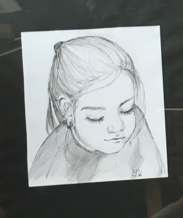 Drawing titled "my eli" by Lali, Original Artwork