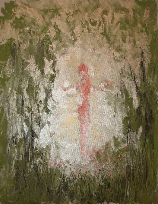 Painting titled "in the forest" by Lali, Original Artwork, Acrylic