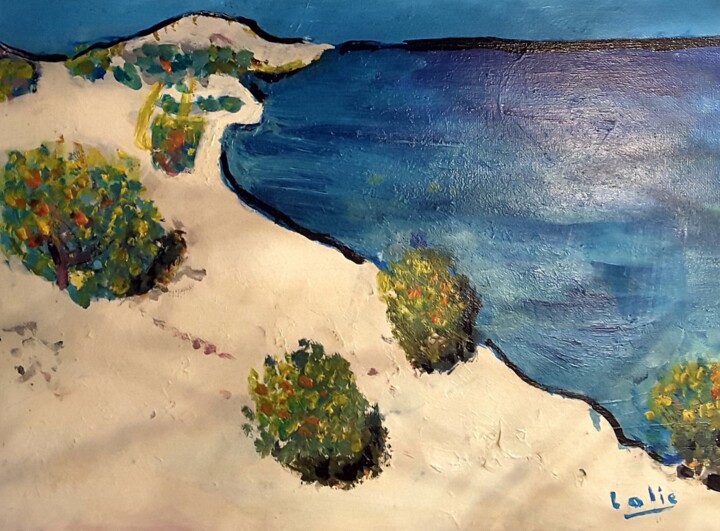 Painting titled "Sicilia" by Lalie, Original Artwork, Acrylic