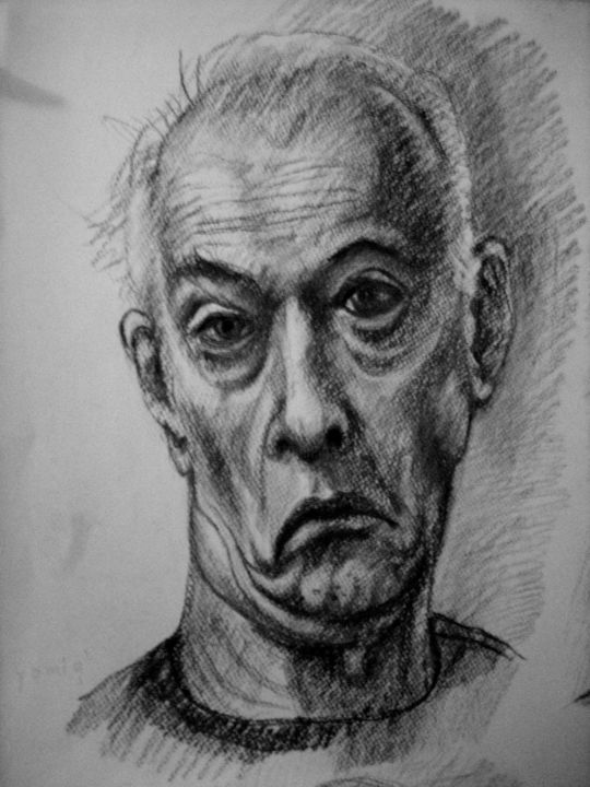 Dibujo titulada "y-a-mi-que.jpg" por Lalo Eduardo Trosolino, Obra de arte original,