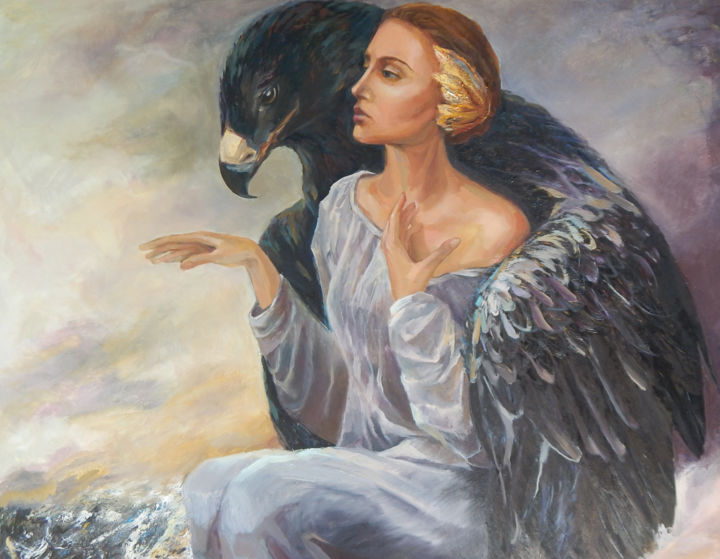 Painting titled "Untitled" by Olli Bii, Original Art, Oil