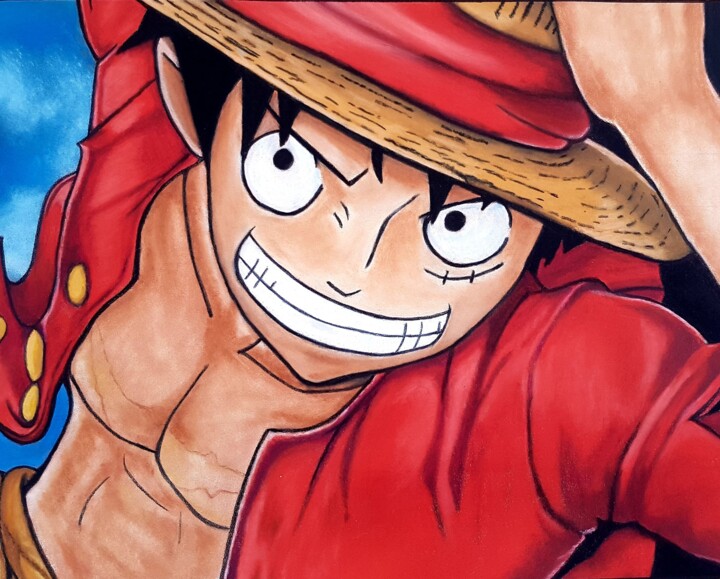 Luffy, Desenho por Lalyart