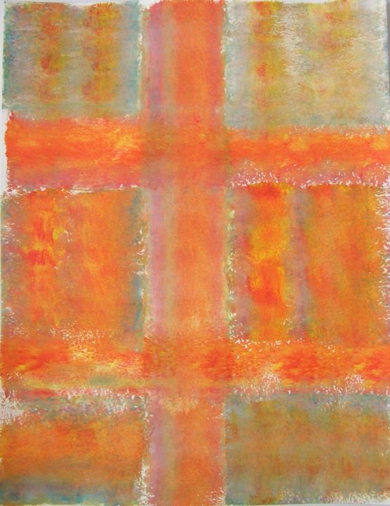 Peinture intitulée "Fenêtre[s] 44" par Alphonse Salafia, Œuvre d'art originale, Huile