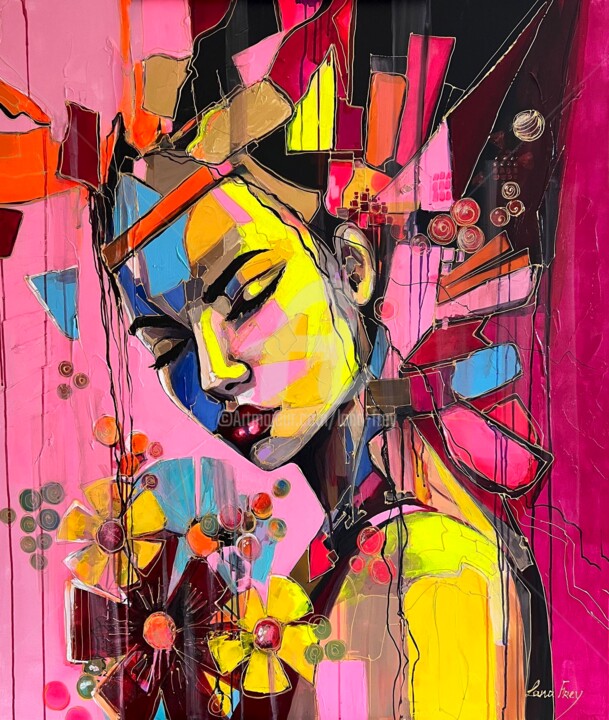 绘画 标题为“Pink Dreams” 由Lana Frey, 原创艺术品, 丙烯