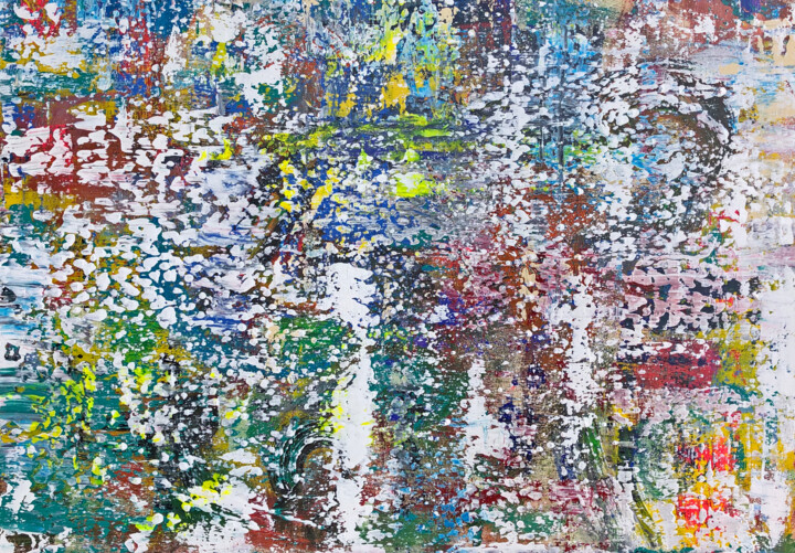 Картина под названием "Spring thoughts" - Lana Krainova, Подлинное произведение искусства, Акрил Установлен на Деревянная ра…