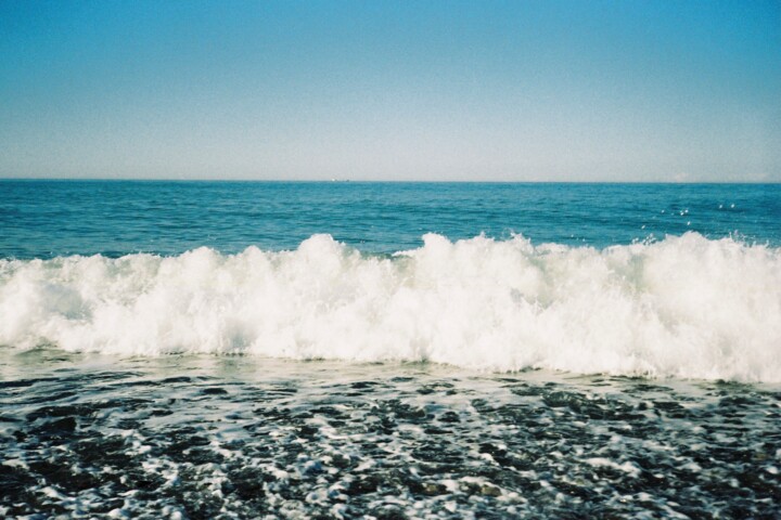Photography titled "The sea" by Lana Krainova, Original Artwork, Analog photography
