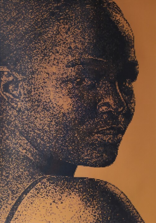 Digital Arts titled "Daughter of Africa" by Lana Vereshchagina, Original Artwork, Photo Montage