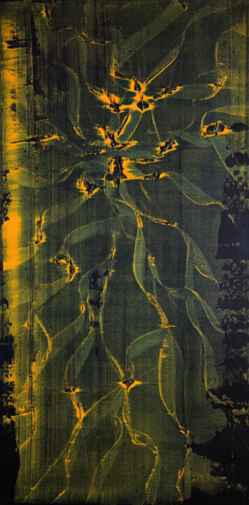 Peinture intitulée "Boson VII" par Lancelot Blondeel, Œuvre d'art originale, Acrylique Monté sur Châssis en bois