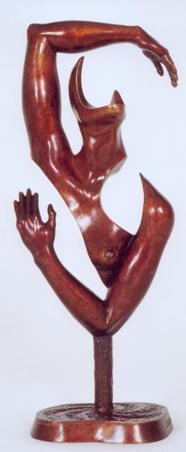 Sculpture titled "Danse-Toi" by Jean-Louis Landraud, Original Artwork