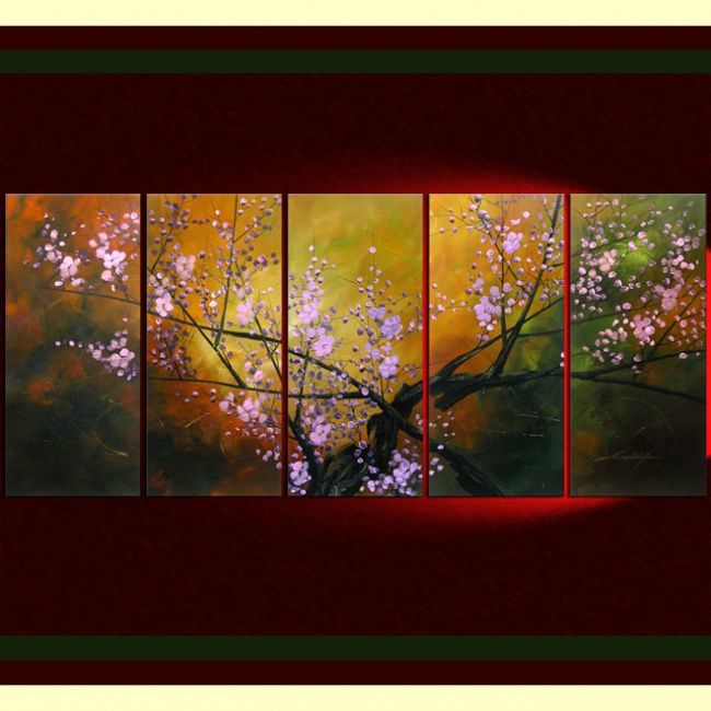 Estampas & grabados titulada "Plum Blossom" por Lang, Obra de arte original, Grabado