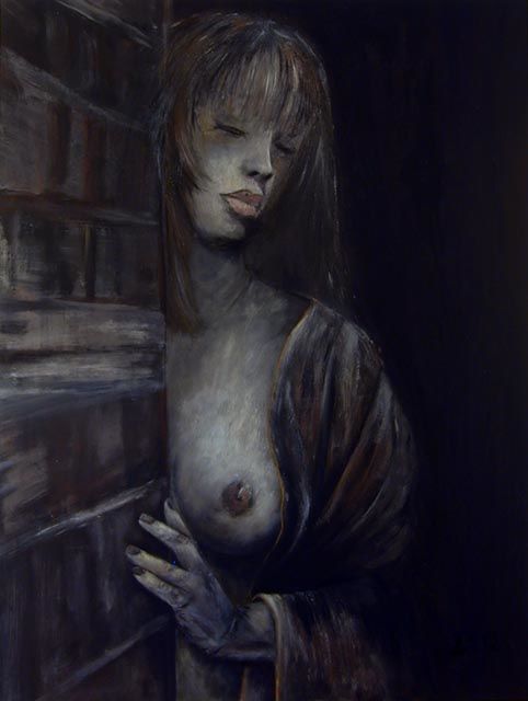 Peinture intitulée "Á l'ombre d'un rêve" par Arielle Lange, Œuvre d'art originale