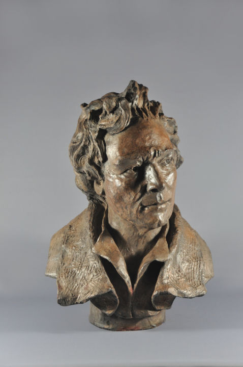 Sculpture titled "Musique" by Brigitte De Lanouvelle, Original Artwork, Bronze