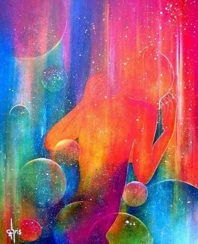 Peinture intitulée "QUINTESSENCE" par Chris, Œuvre d'art originale,