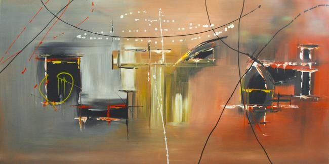 Peinture intitulée "Truly in love with…" par La Peinture De Valérie, Œuvre d'art originale, Huile