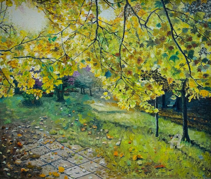 "autumn" başlıklı Tablo Tatiana Татьяна Lapina Лапина tarafından, Orijinal sanat, Petrol