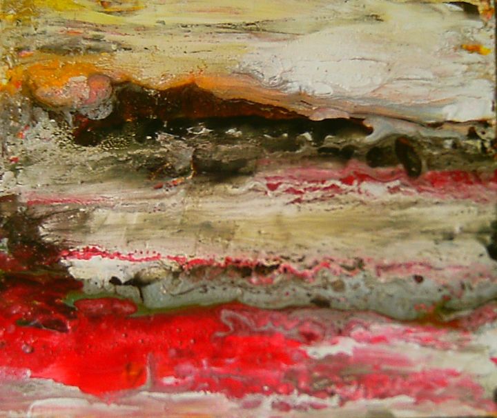 Schilderij getiteld "brumes-hivernales" door Eveline Ghironi (khava), Origineel Kunstwerk, Anders