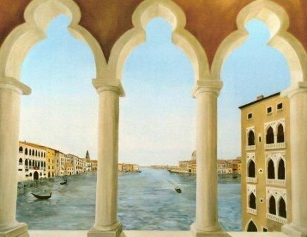 Peinture intitulée "Venise Imaginaire" par Lara Meissirel, Œuvre d'art originale