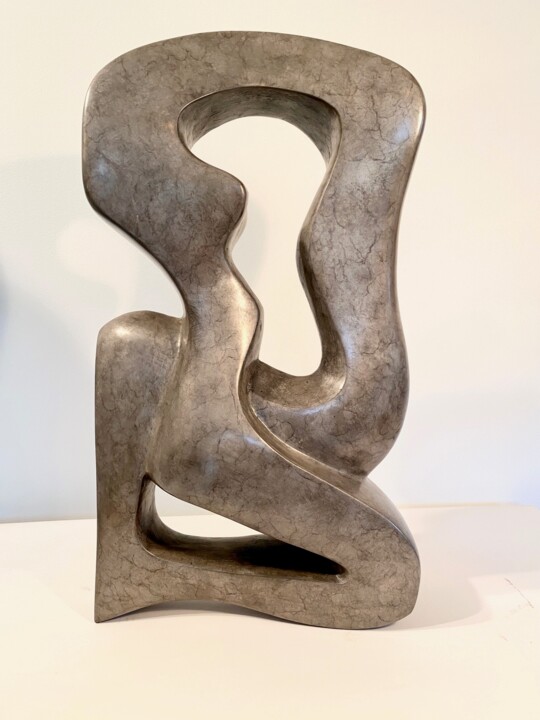 Sculpture titled "Moonlight Sonata, E…" by Larissa Smagarinsky, Original Artwork, Bronze